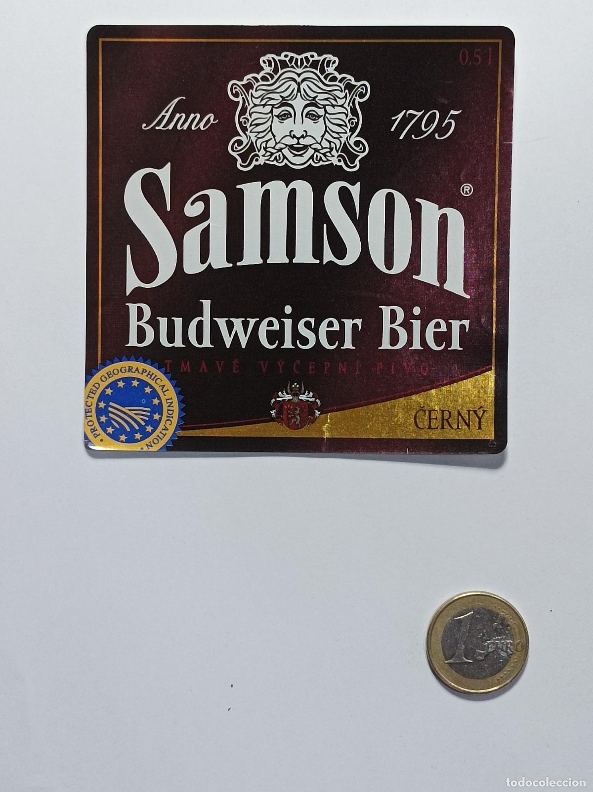 Collectionnisme: BUDWEISER. ETIQUETA CERVEZA ORIGINAL. NUEVA. ANTIGUA SIN PEGAR.