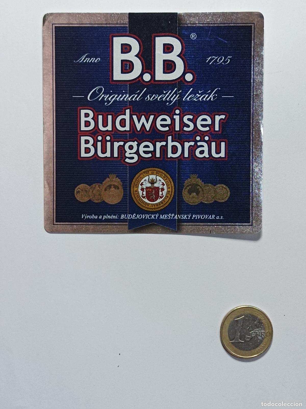 Collectionnisme: BUDWEISER. ETIQUETA CERVEZA ORIGINAL. NUEVA. ANTIGUA SIN PEGAR.