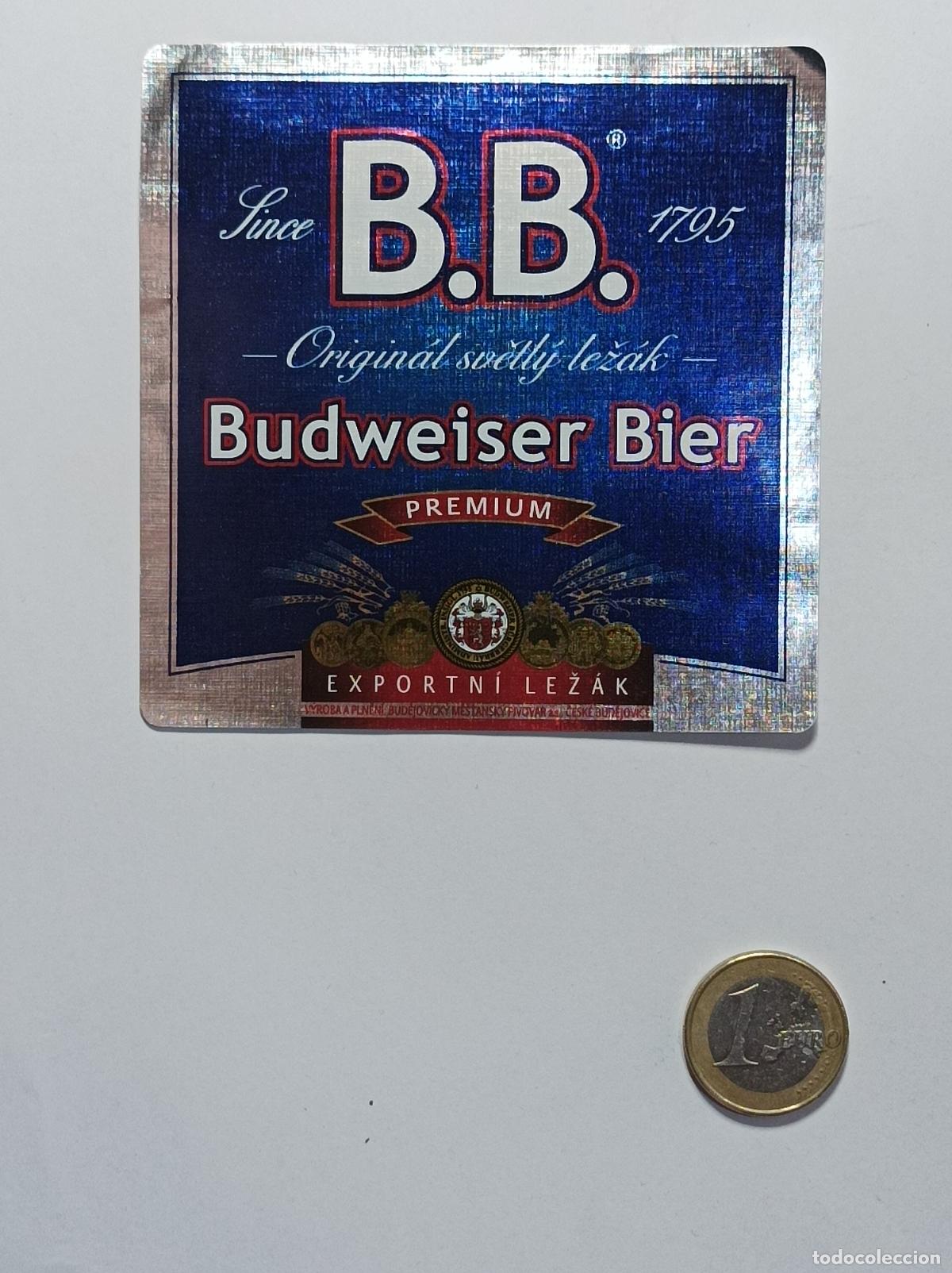 Collectionnisme: BUDWEISER. ETIQUETA CERVEZA ORIGINAL. NUEVA. ANTIGUA SIN PEGAR.
