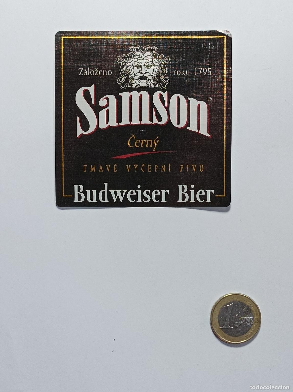 Collectionnisme: BUDWEISER. ETIQUETA CERVEZA ORIGINAL. NUEVA. ANTIGUA SIN PEGAR.