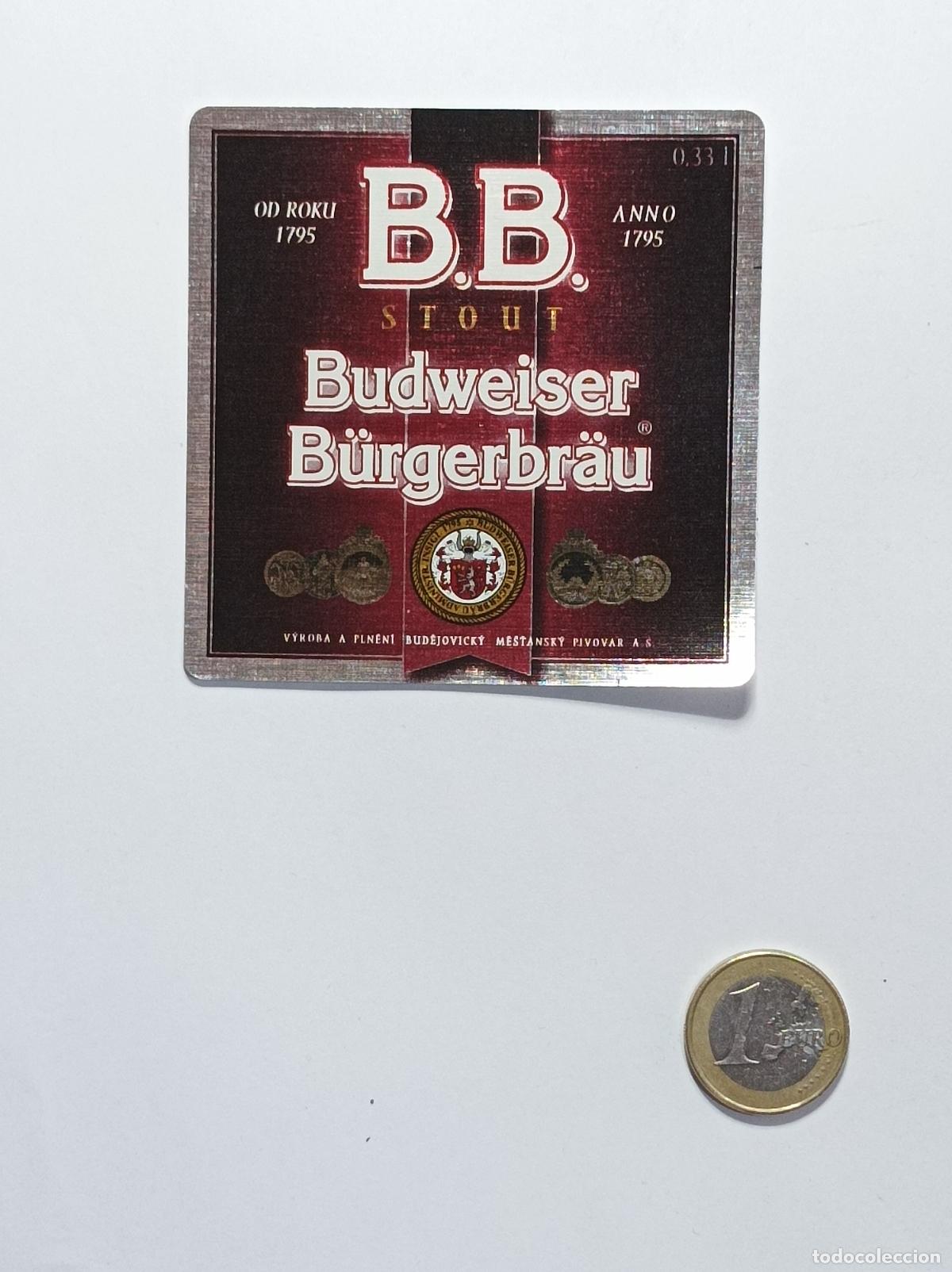 Collectionnisme: BUDWEISER. ETIQUETA CERVEZA ORIGINAL. NUEVA. ANTIGUA SIN PEGAR.
