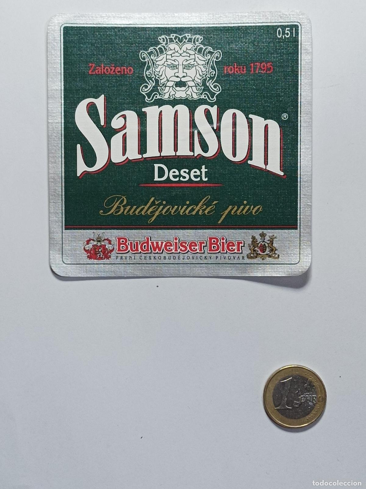 Collectionnisme: BUDWEISER. ETIQUETA CERVEZA ORIGINAL. NUEVA. ANTIGUA SIN PEGAR.