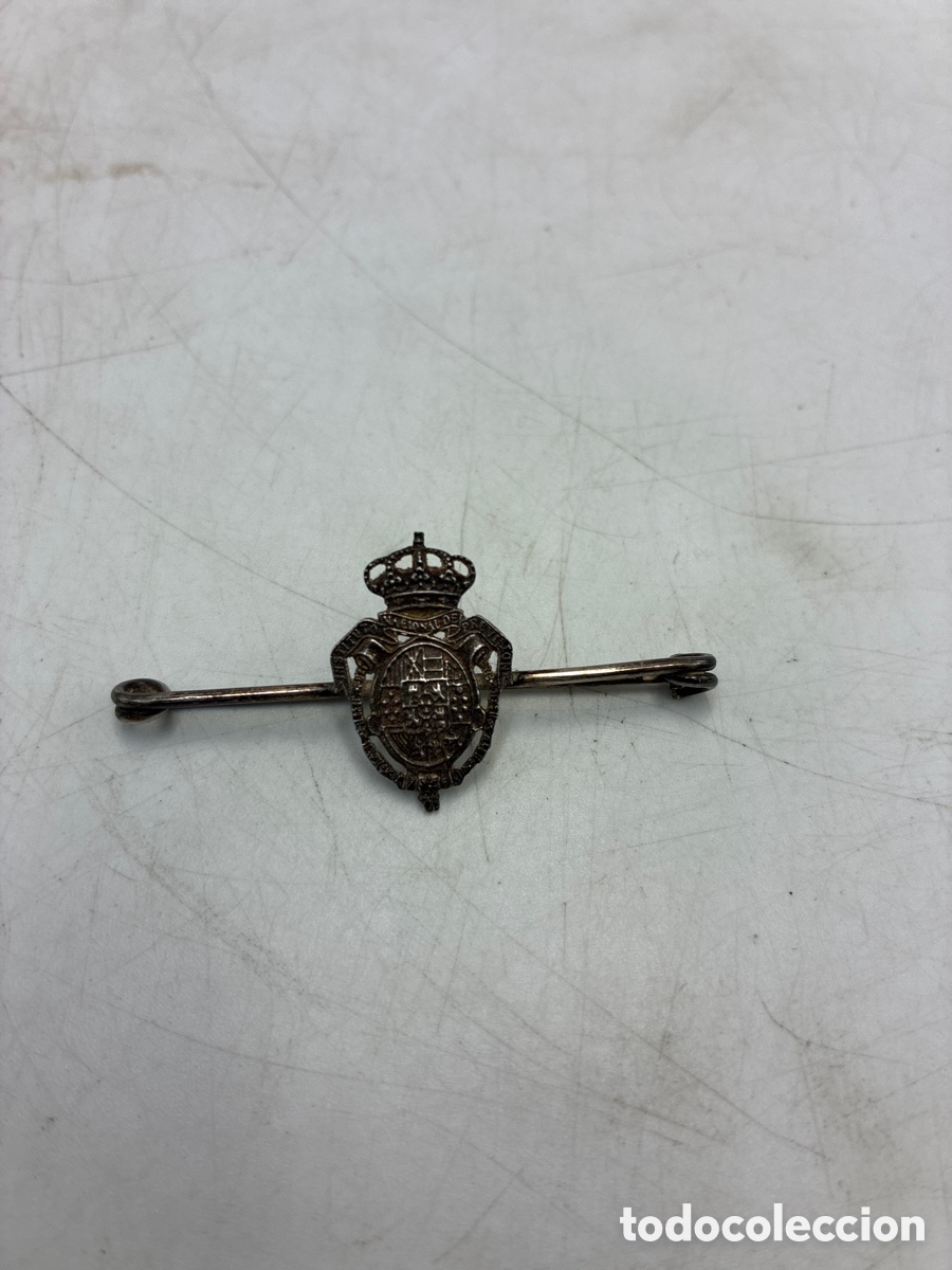 Coleccionismo: Broche en Plata . Instituto Nacional de Previsi&oacute;n. - Foto 2