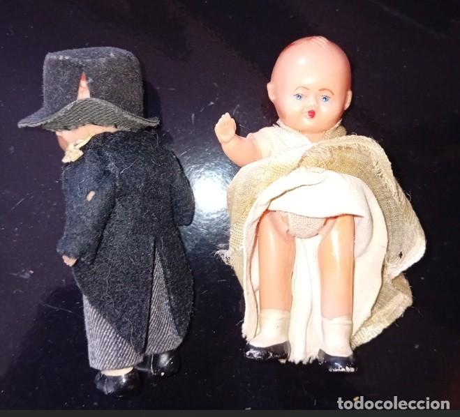 Coleccionismo: ANTIGUOS MU&Ntilde;ECOS NOVIOS CELULOIDE - Foto 2