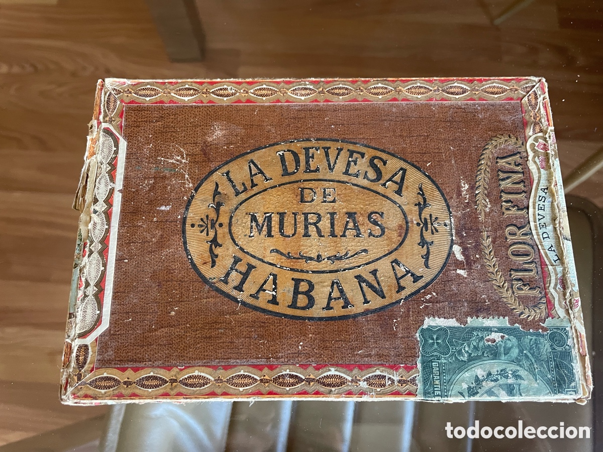 Coleccionismo: CAJA DE PUROS LA DEVESA DE MURIAS HABANA
