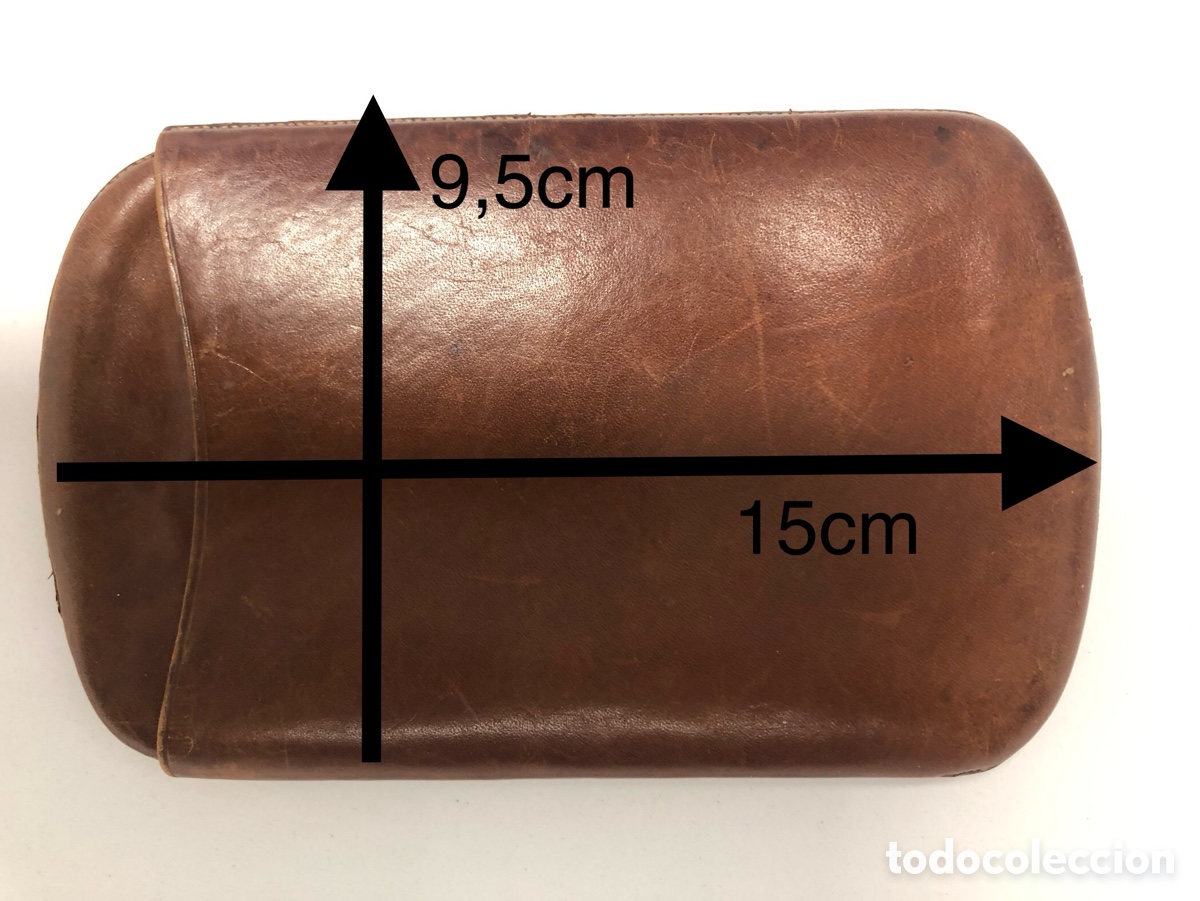Collectionnisme: estuche de cuero vintage para puros