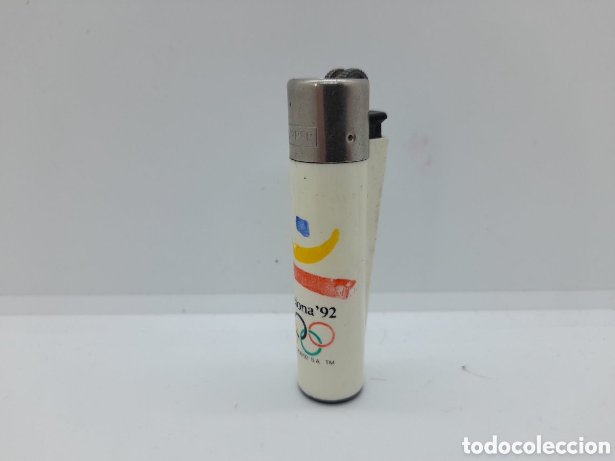 Coleccionismo: ANTIGUO MECHERO CLIPPER. BARCELONA 92. - Foto 2