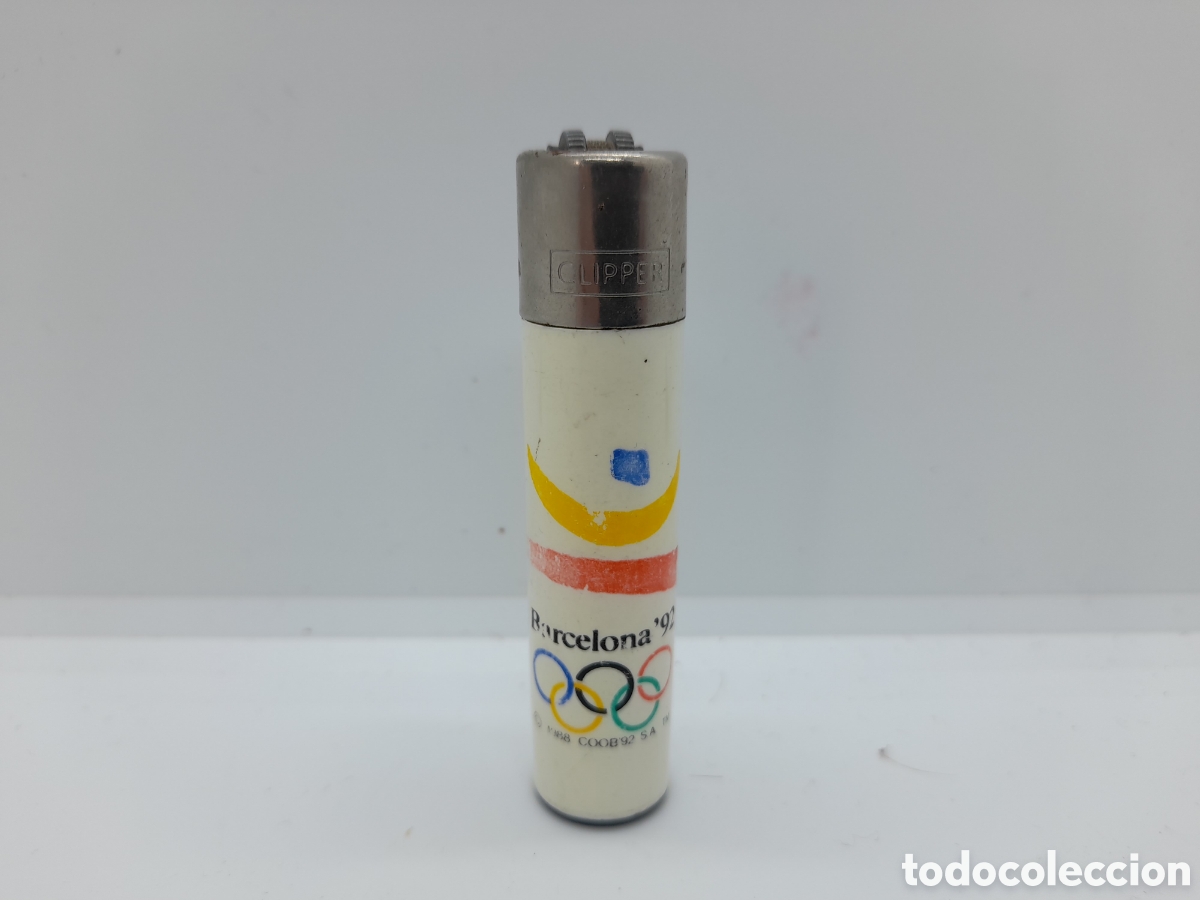Coleccionismo: ANTIGUO MECHERO CLIPPER. BARCELONA 92. - Foto 1