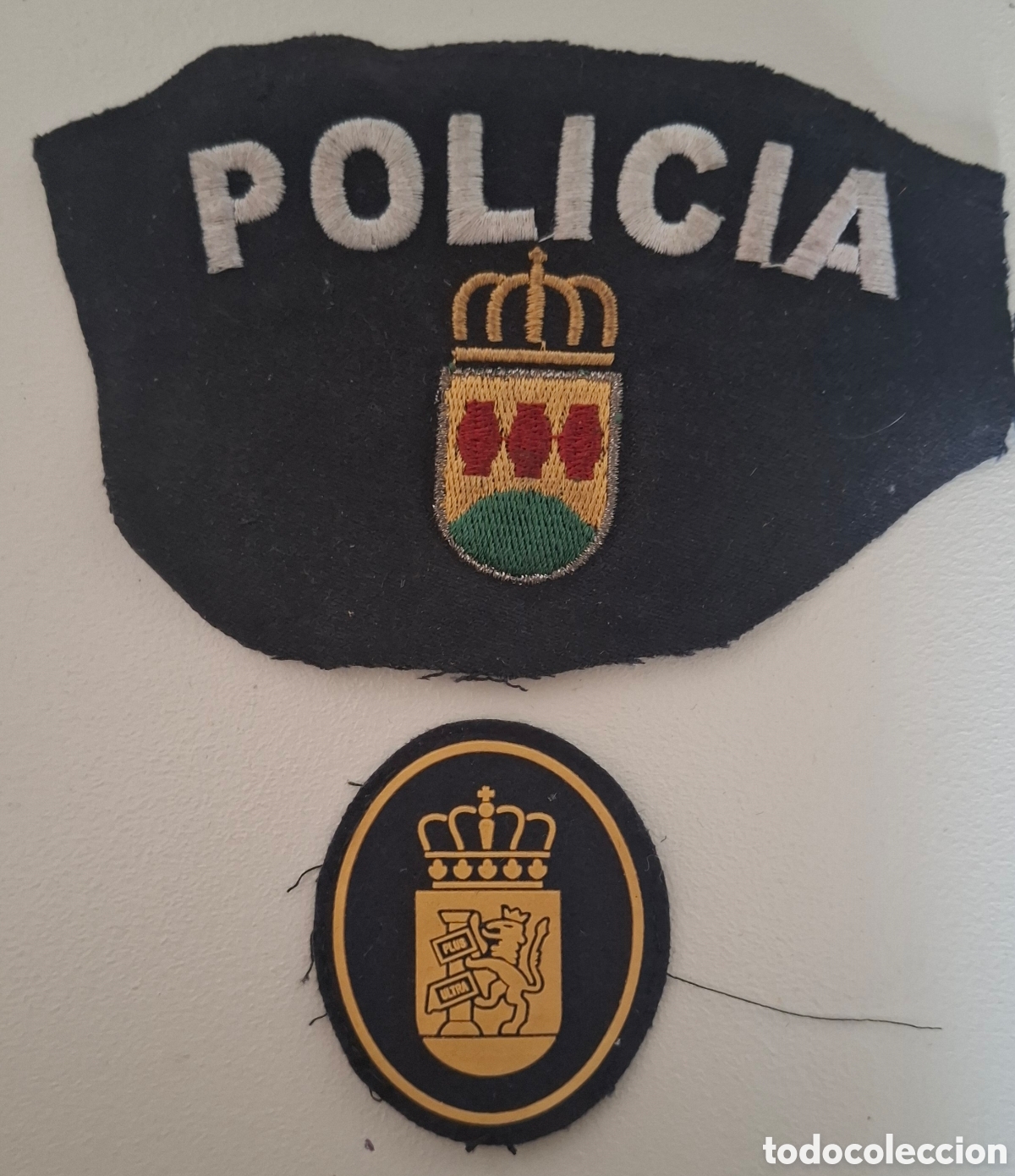 Coleccionismo: Parches de gorra polic&iacute;a Alcorc&oacute;n