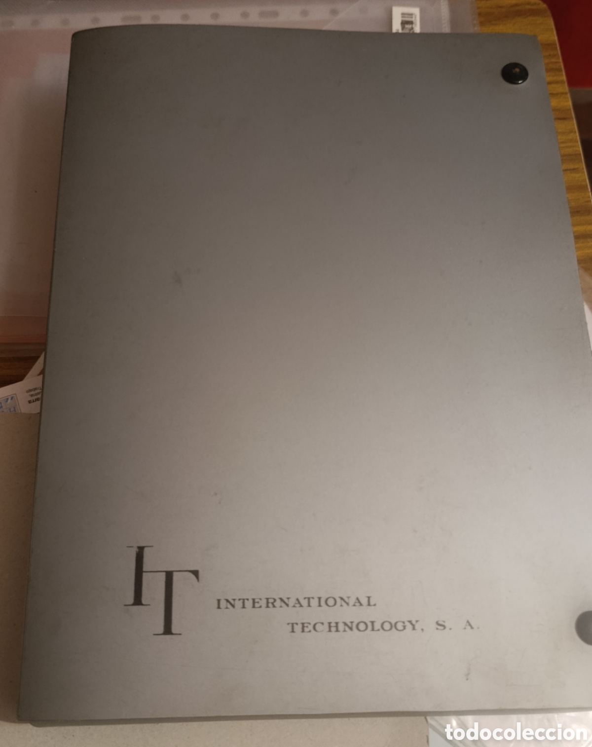 Coleccionismo: Archivador Hist&oacute;rico IT (International Technology, S.A.) - Vitoria-Gasteiz (A&ntilde;os 80)
