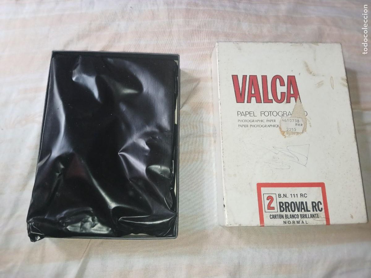 Collecting: Antiguo papel fotogr&aacute;fico fot&oacute;grafo valca caja original con papel