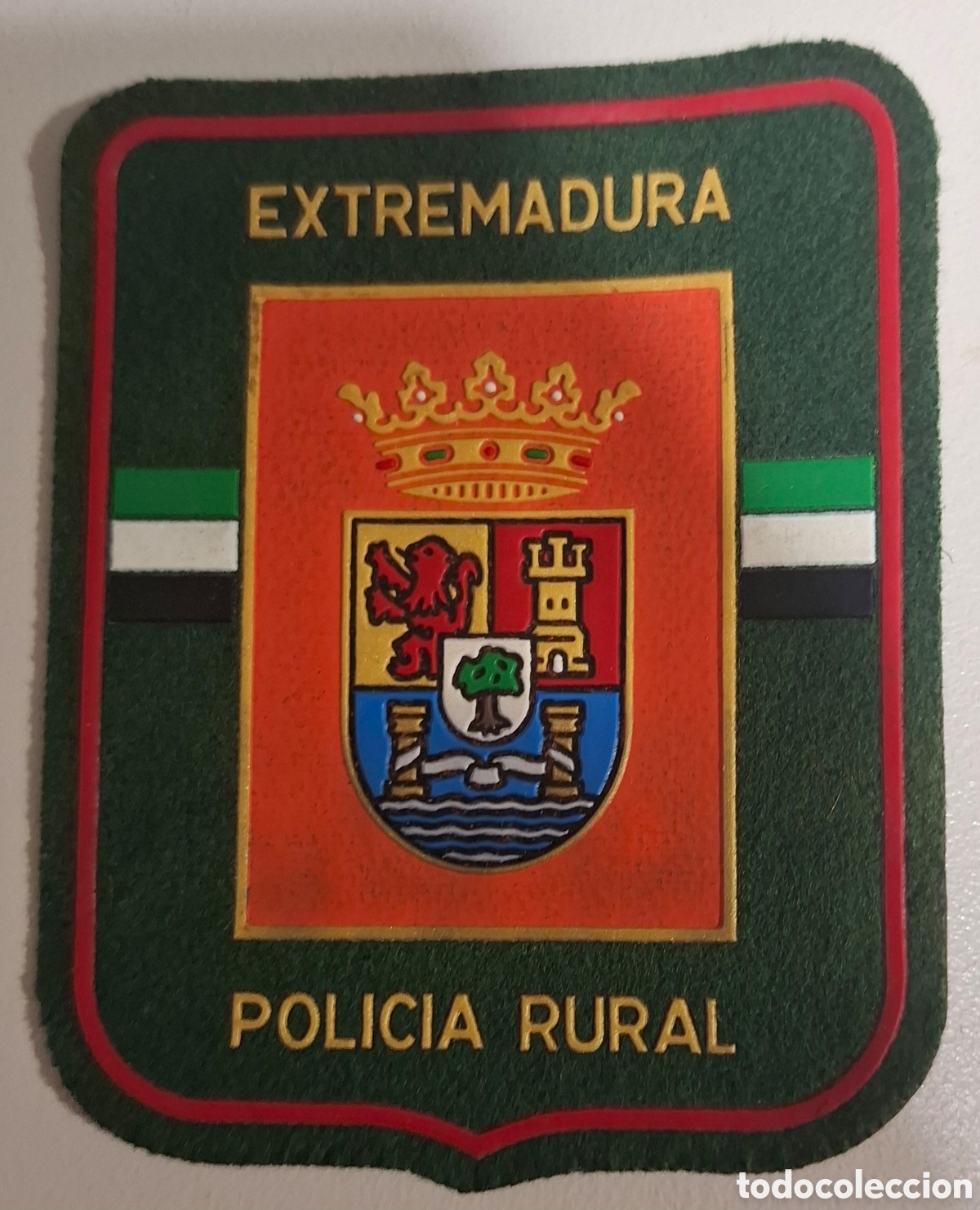 Coleccionismo: Parche polic&iacute;a rural Extremadura - Foto 1