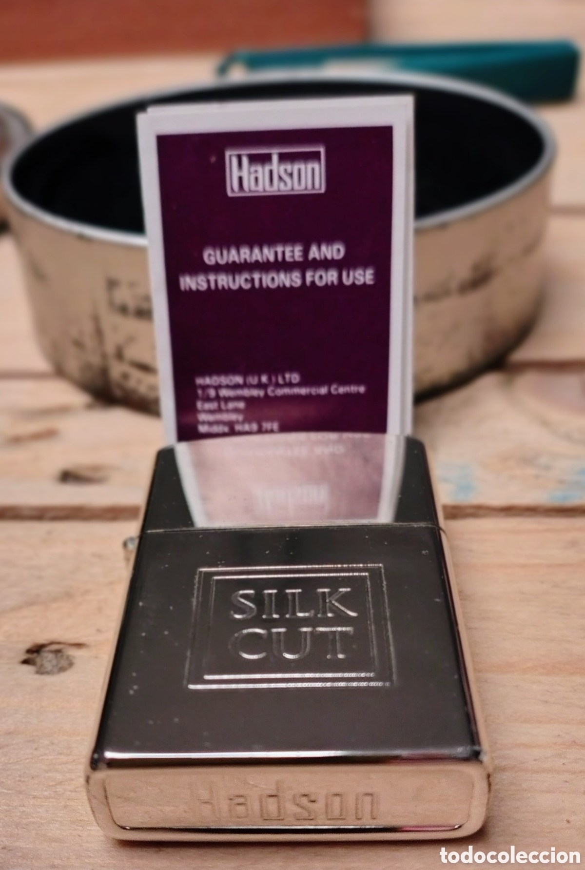Coleccionismo: Mechero Promocional Silk Cut Hadson - Foto 4