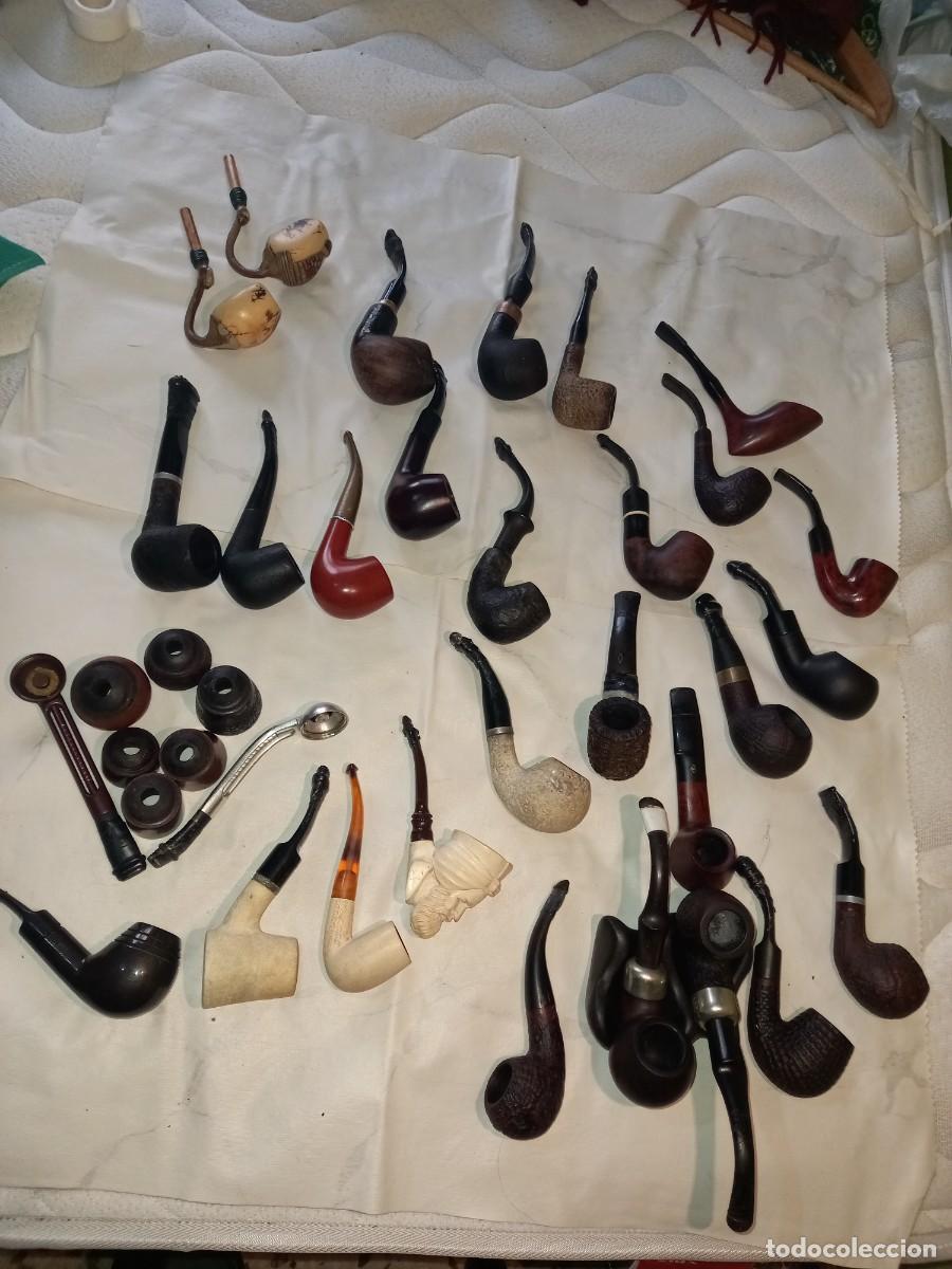 Sammeln: Gran Colecci&oacute;n de 30 Pipas: Peterson, Savinelli, Kriswill, Meerschaum y m&aacute;s