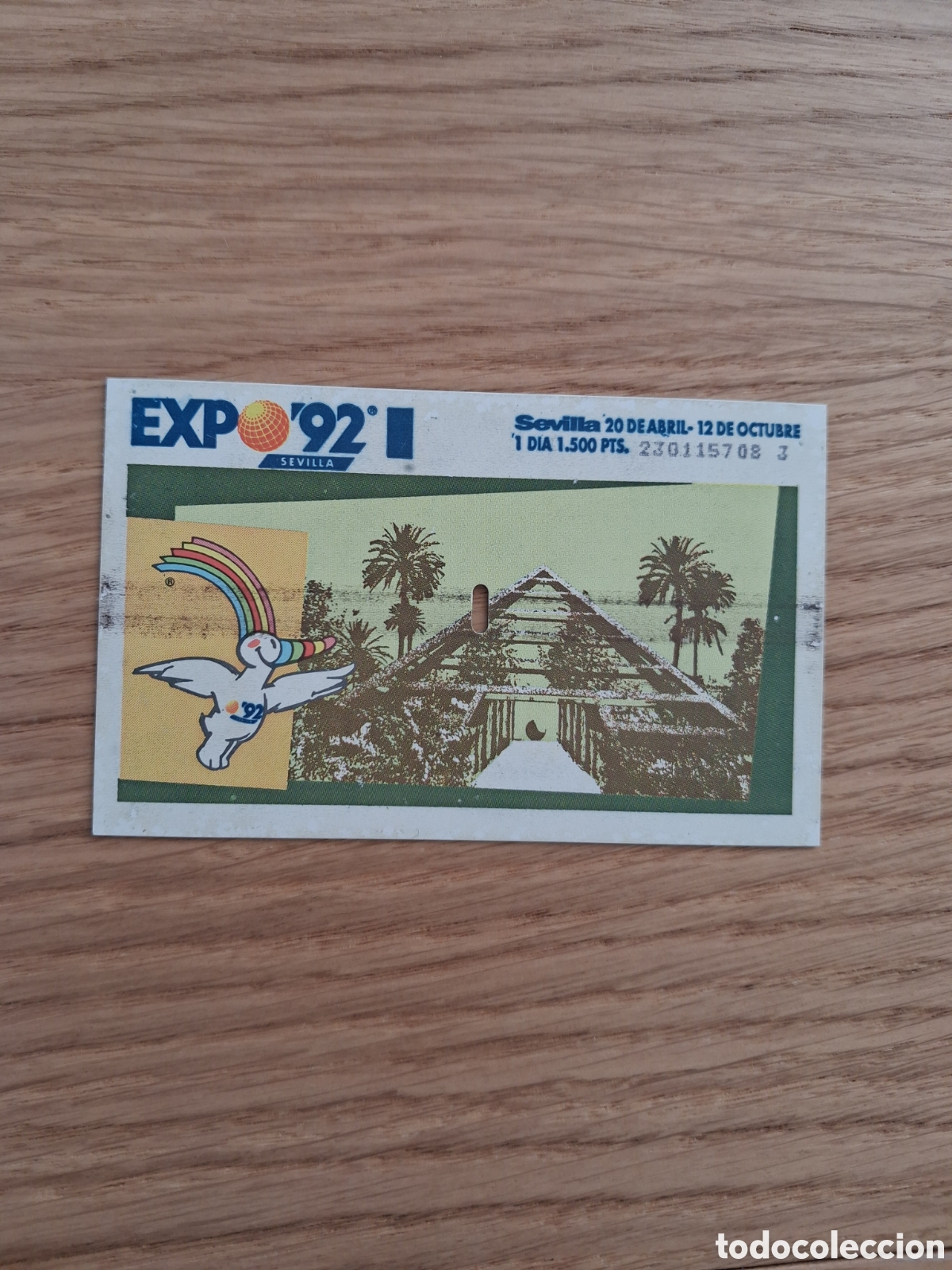 Coleccionismo: Entrada infantil EXPO92 - Foto 1