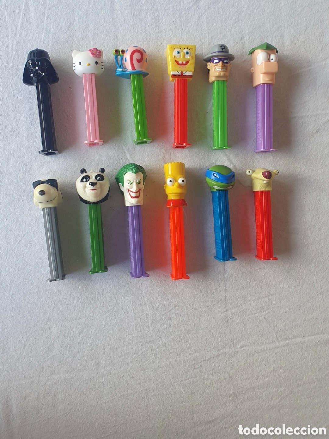 Coleccionismo: Colecci&oacute;n dispensadores caramelos PEZ con personajes de la cultura pop
