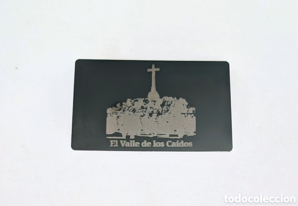 Coleccionismo: Targeta El Valle de los Ca&iacute;dos. Francisco Franco