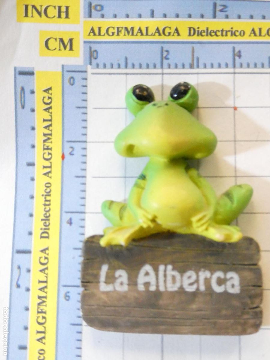 Coleccionismo: IM&Aacute;N DE NEVERA. SOUVENIR RECUERDO. LA ALBERCA SALAMANCA RANA