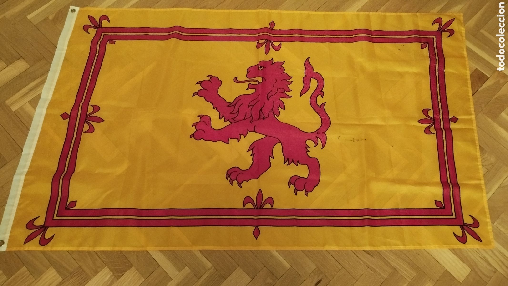 Bandera de Escocia con le&oacute;n