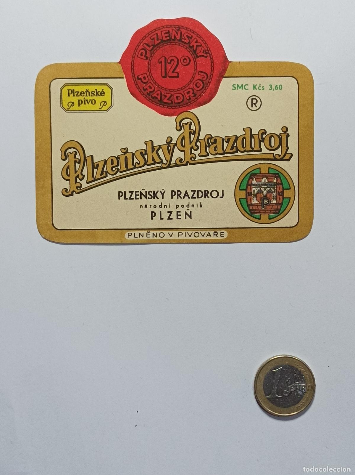 Coleccionismo: PILSNER URKELL. ETIQUETA CERVEZA ORIGINAL. NUEVA. ANTIGUA SIN PEGAR.