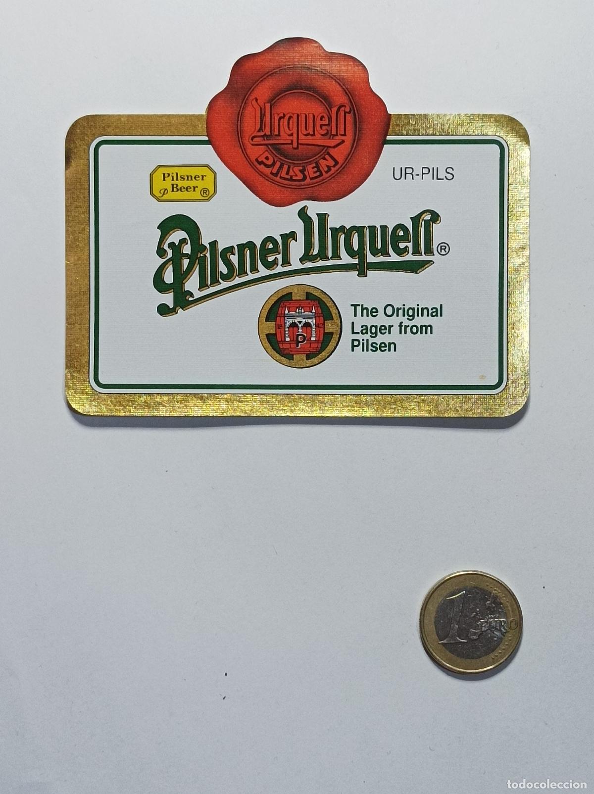Coleccionismo: PILSNER URKELL. ETIQUETA CERVEZA ORIGINAL. NUEVA. ANTIGUA SIN PEGAR.