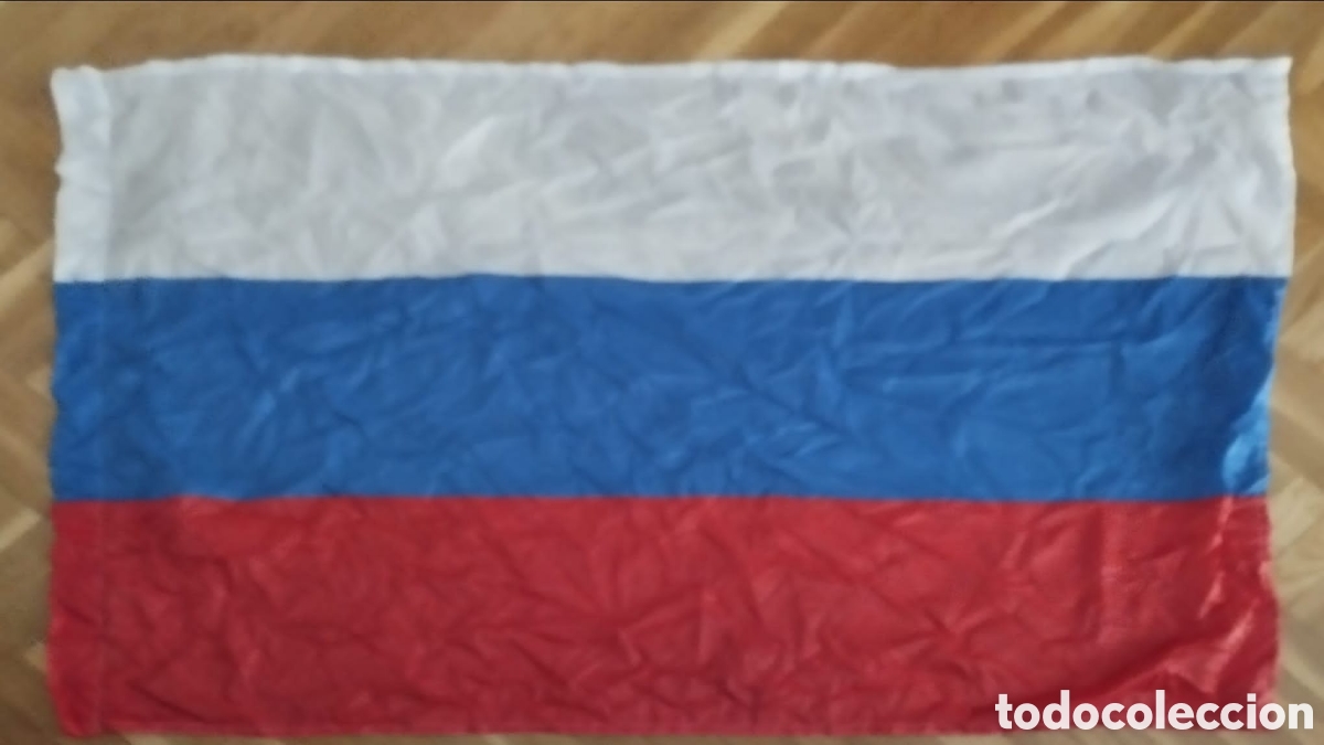 Coleccionismo: Bandera de Rusia 87x135 cms - Foto 1