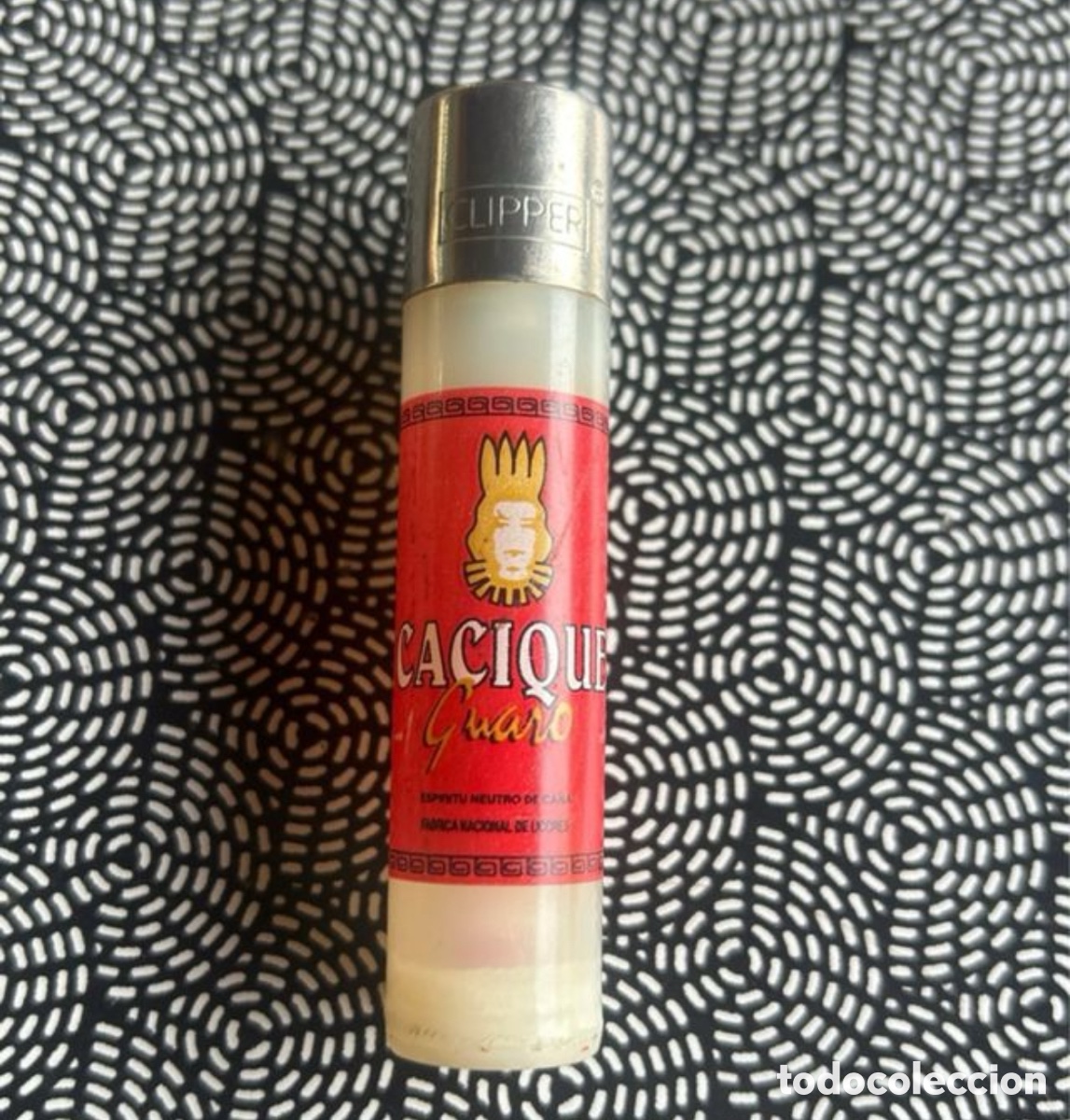 Coleccionismo: Clipper mechero MARCA CACIQUE Guaro - Foto 1