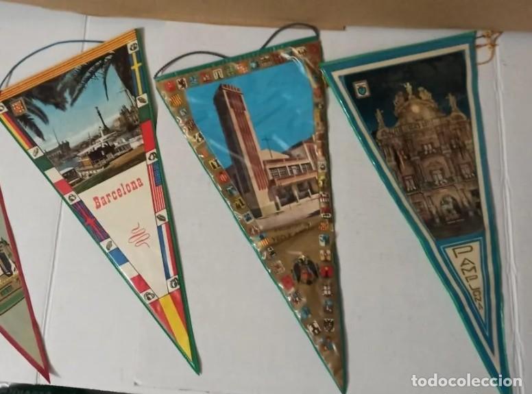 Coleccionismo: Lote de antiguos banderines. - Foto 4