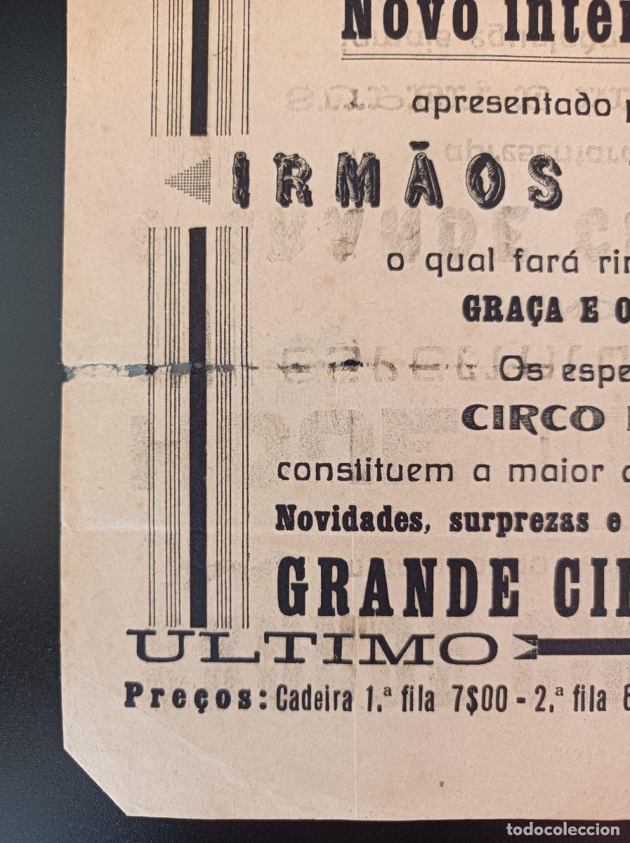 Coleccionismo: CARTEL PROGRAMA CIRCO MARIANO - Foto 4