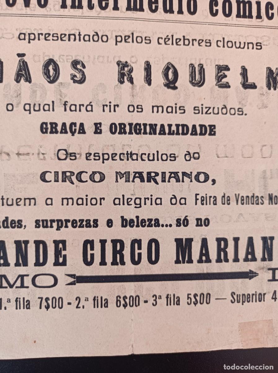 Coleccionismo: CARTEL PROGRAMA CIRCO MARIANO - Foto 6