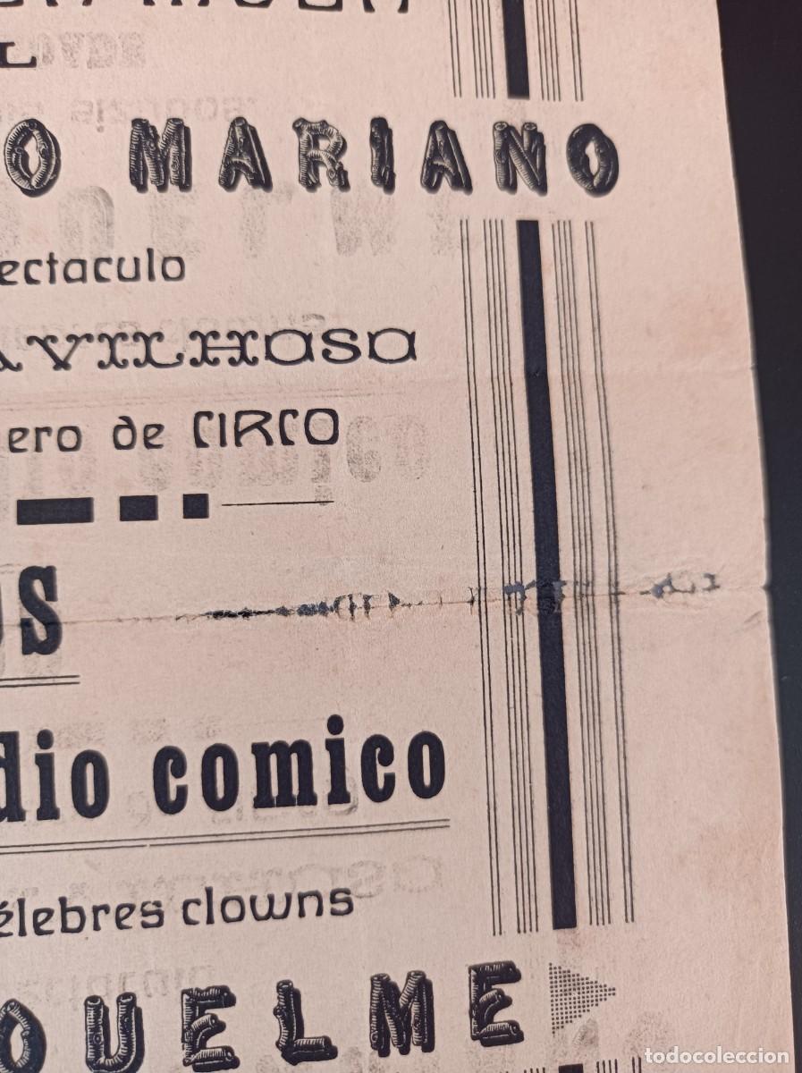 Coleccionismo: CARTEL PROGRAMA CIRCO MARIANO - Foto 8
