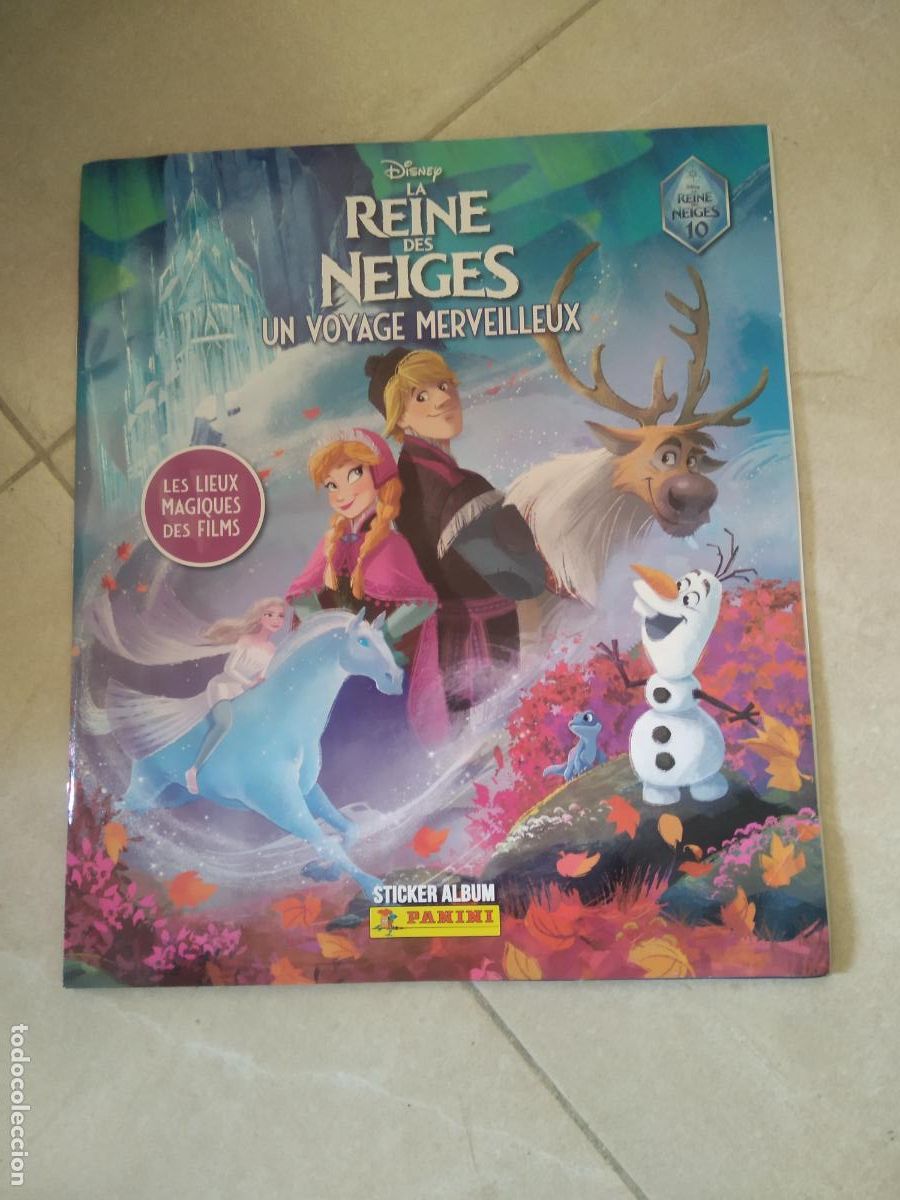 Coleccionismo: ALBUM VACIO CROMO PANINI DISNEY LA REINA DE LAS NIEVES UN VIAJE MARAVILLOSO