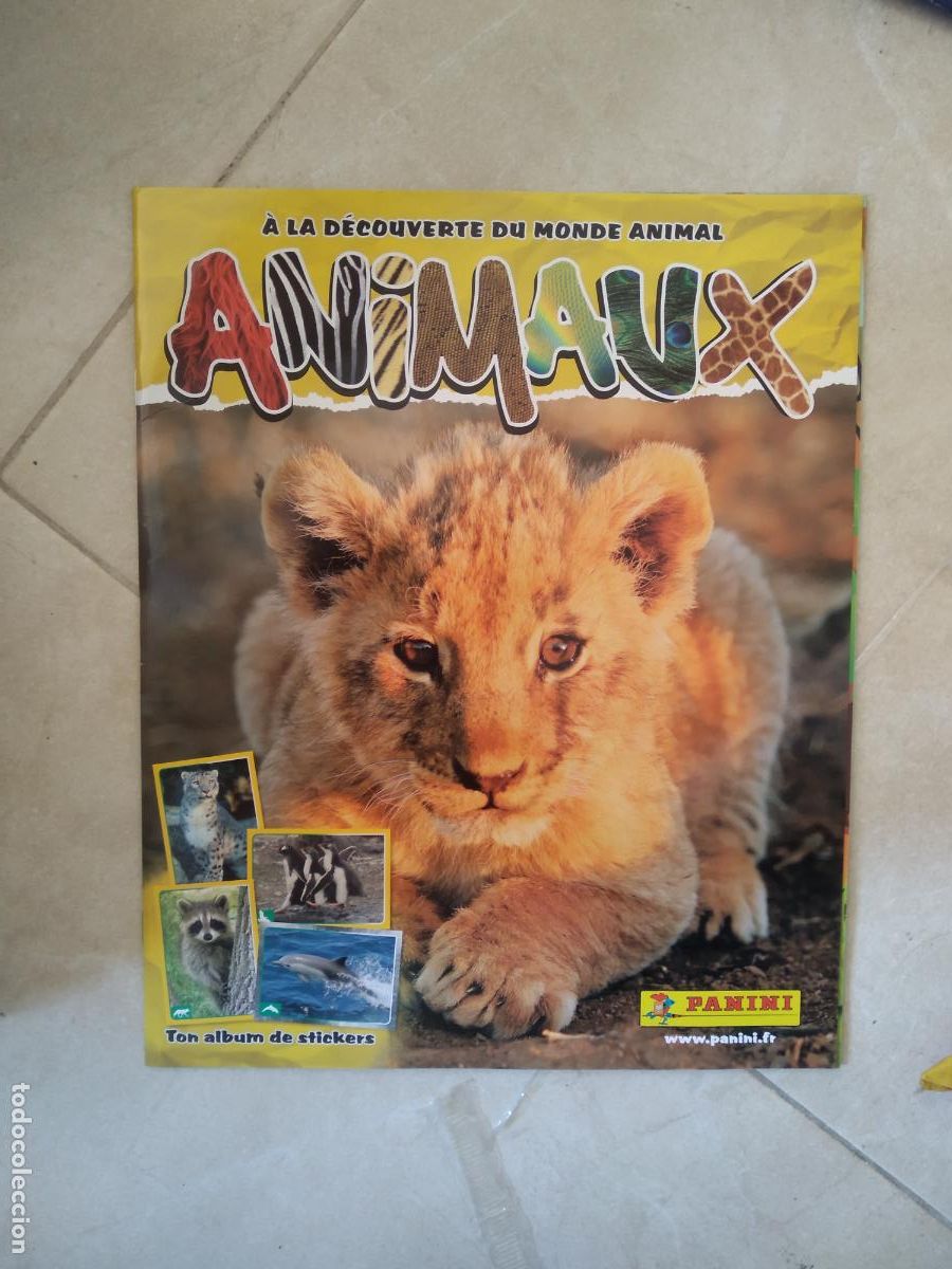 Coleccionismo: ALBUM VACIO CROMO PANINI ANIMALES ANIMAUX