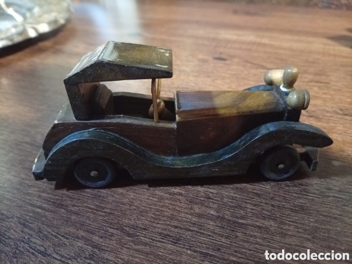 Coleccionismo: lote coches de madera hechos a mano - Foto 4