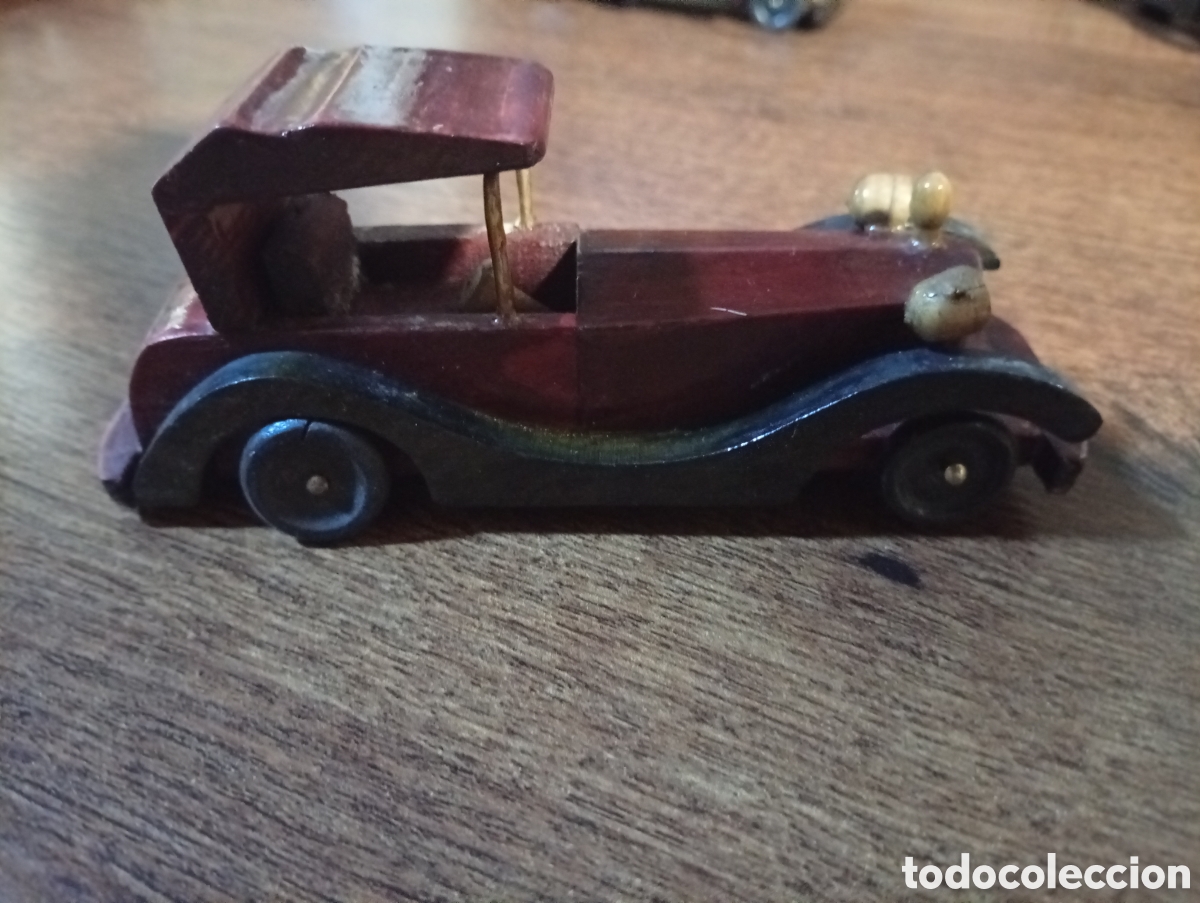 Coleccionismo: lote coches de madera hechos a mano - Foto 6