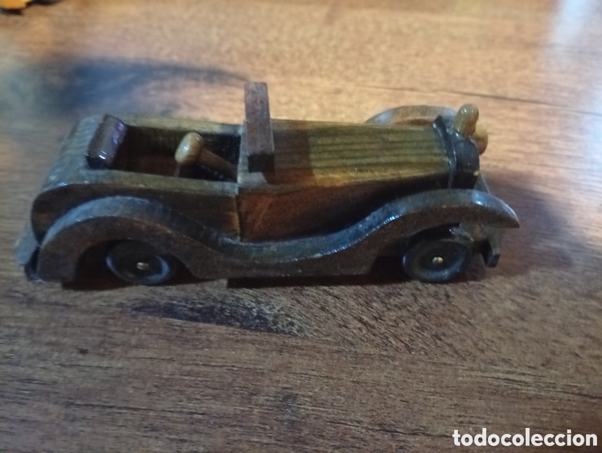 Coleccionismo: lote coches de madera hechos a mano - Foto 14
