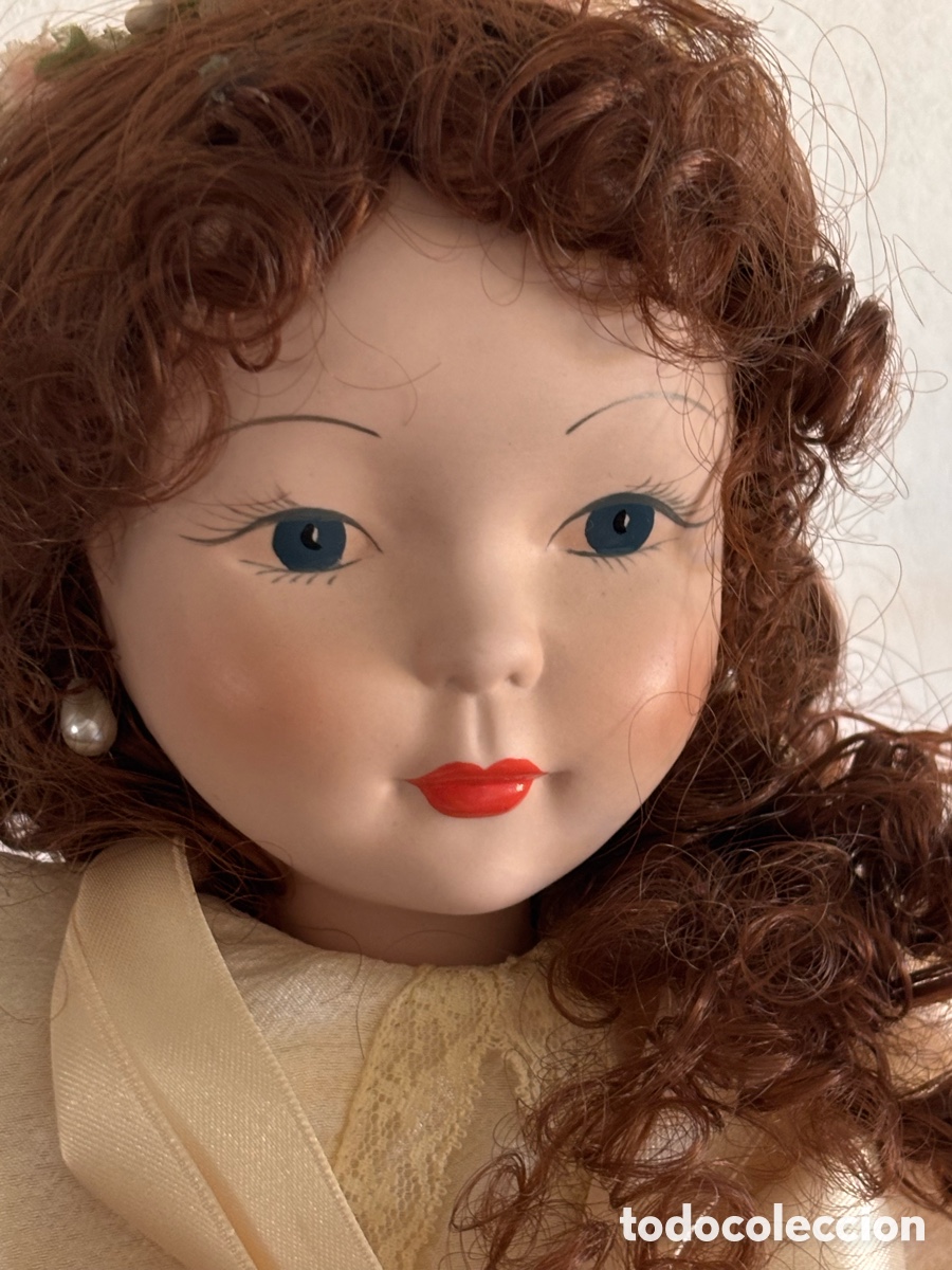 Coleccionismo: Mu&ntilde;eca grande de porcelana,FANAS