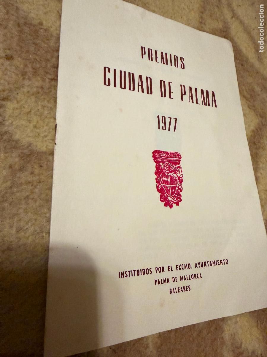 Coleccionismo: Premios ciudad de palma 1977