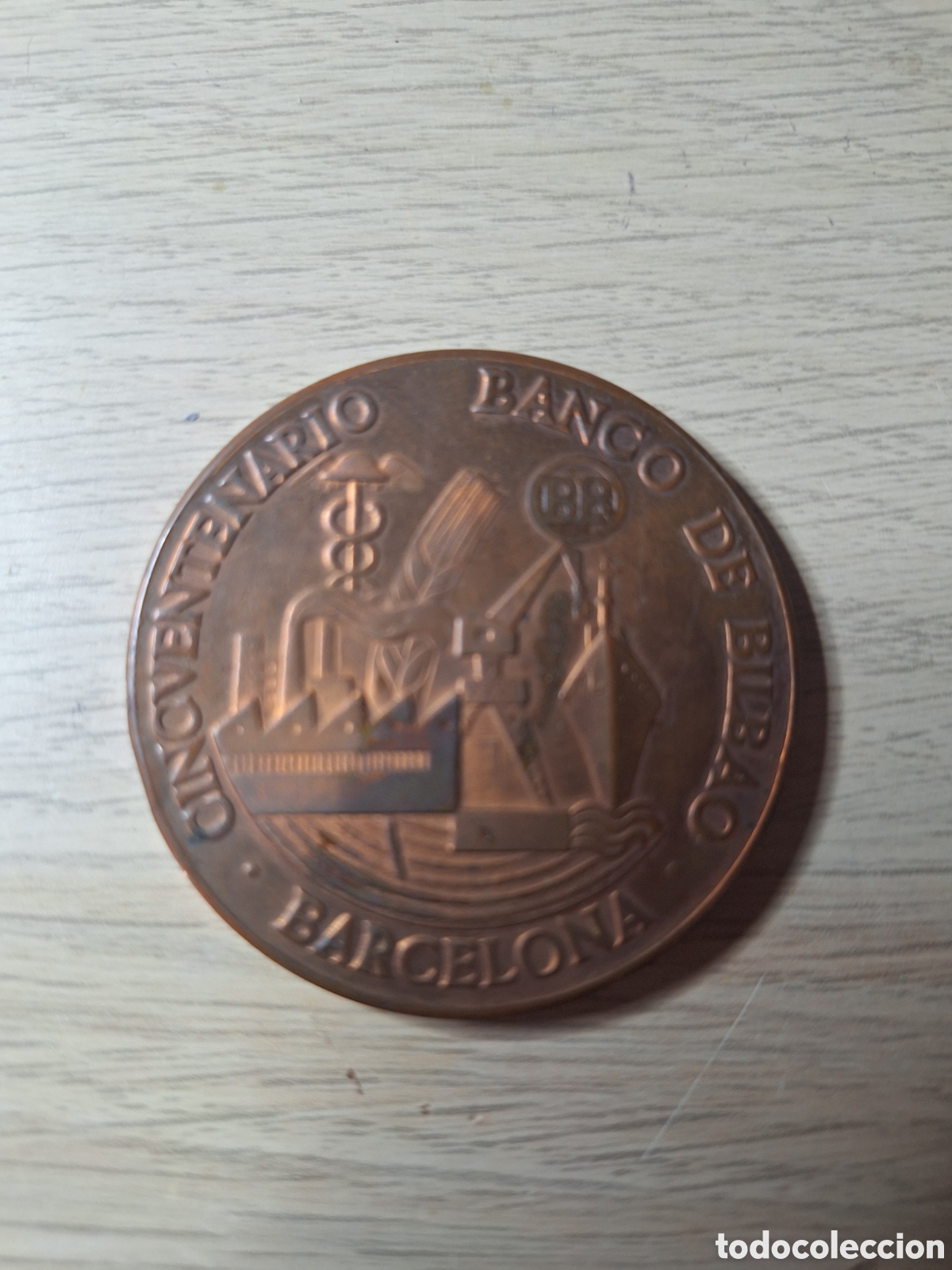 Coleccionismo: Medallon conmemorativo.