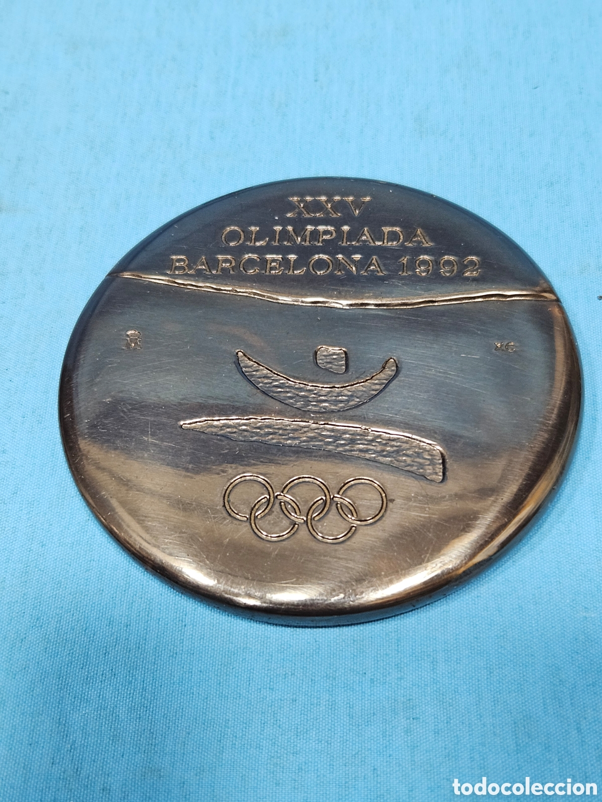 Coleccionismo: MEDALLA COLAVORADOR XXV OLIMPIADA BARCELONA 1992. AGRAIM LA TEVA COL LABORACIO COIB 92