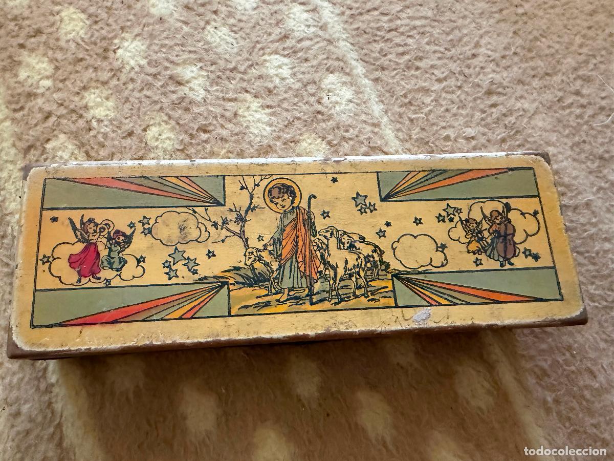 Coleccionismo: Plumier escolar de madera a&ntilde;os 30