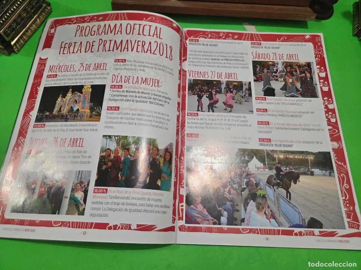 Coleccionismo: &rdquo;&rdquo;ROTA, FERIA DE PRIMAVERA&rdquo;&rdquo;...2018...PROGRAMA... - Foto 7