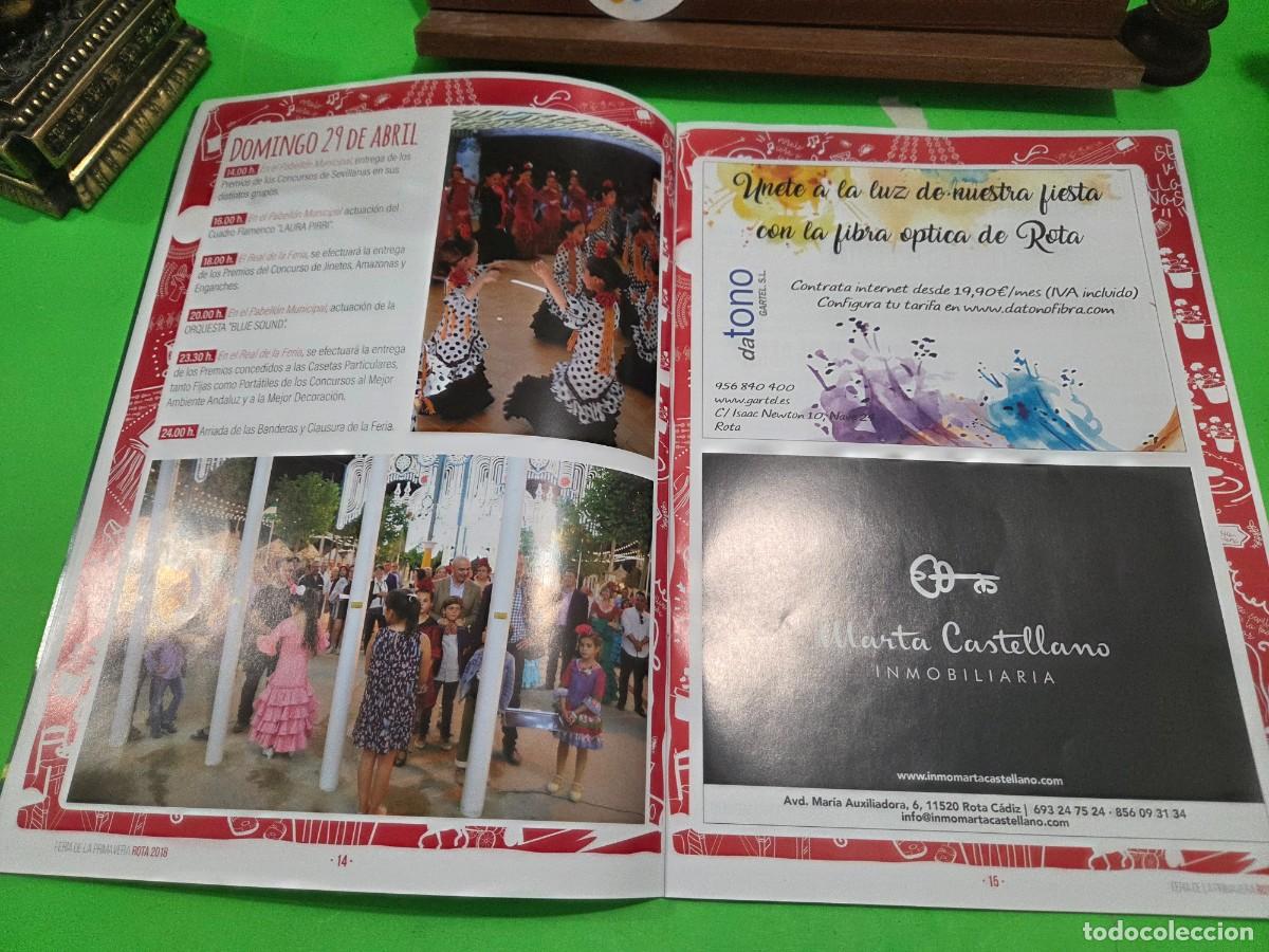 Coleccionismo: &rdquo;&rdquo;ROTA, FERIA DE PRIMAVERA&rdquo;&rdquo;...2018...PROGRAMA... - Foto 8