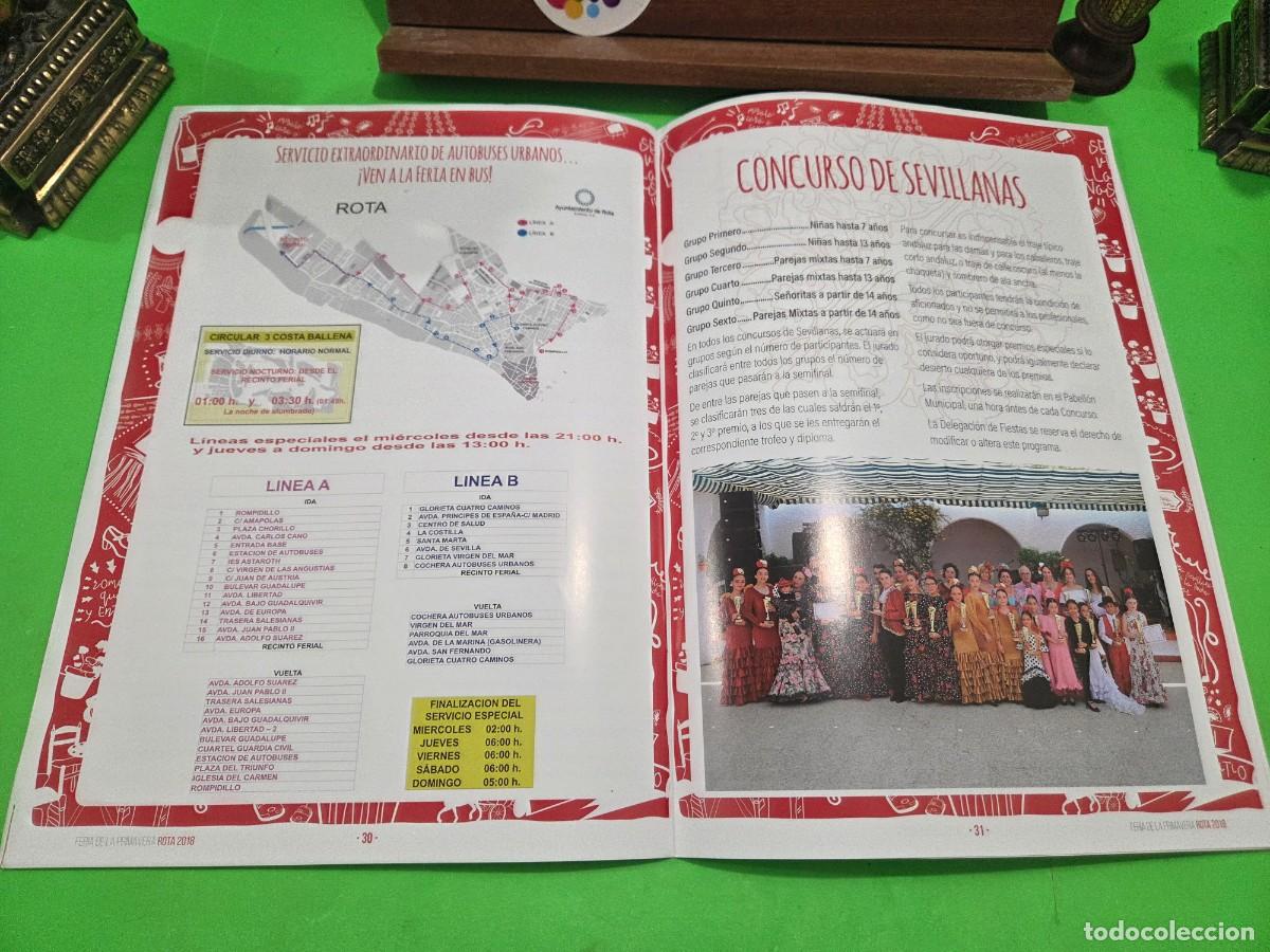 Coleccionismo: &rdquo;&rdquo;ROTA, FERIA DE PRIMAVERA&rdquo;&rdquo;...2018...PROGRAMA... - Foto 14