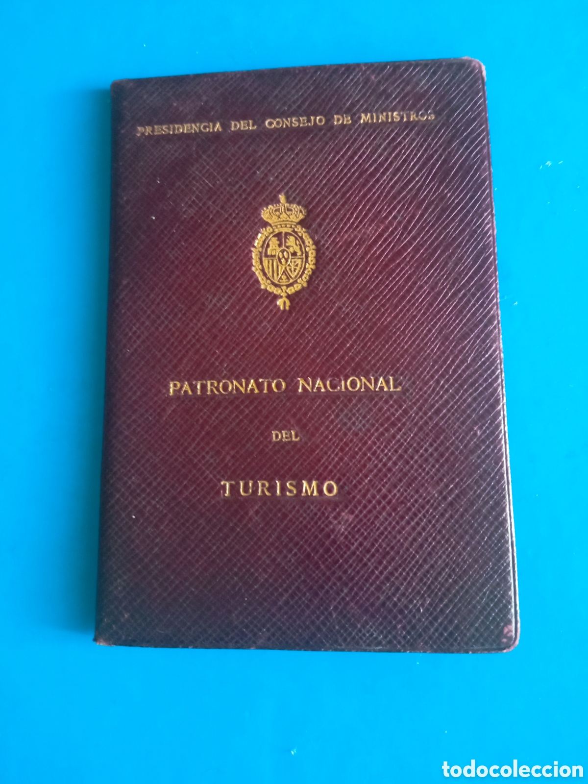 Coleccionismo: Antigua cartera, Patronato Nacional del Turismo, Presidencia del Consejo de Ministros