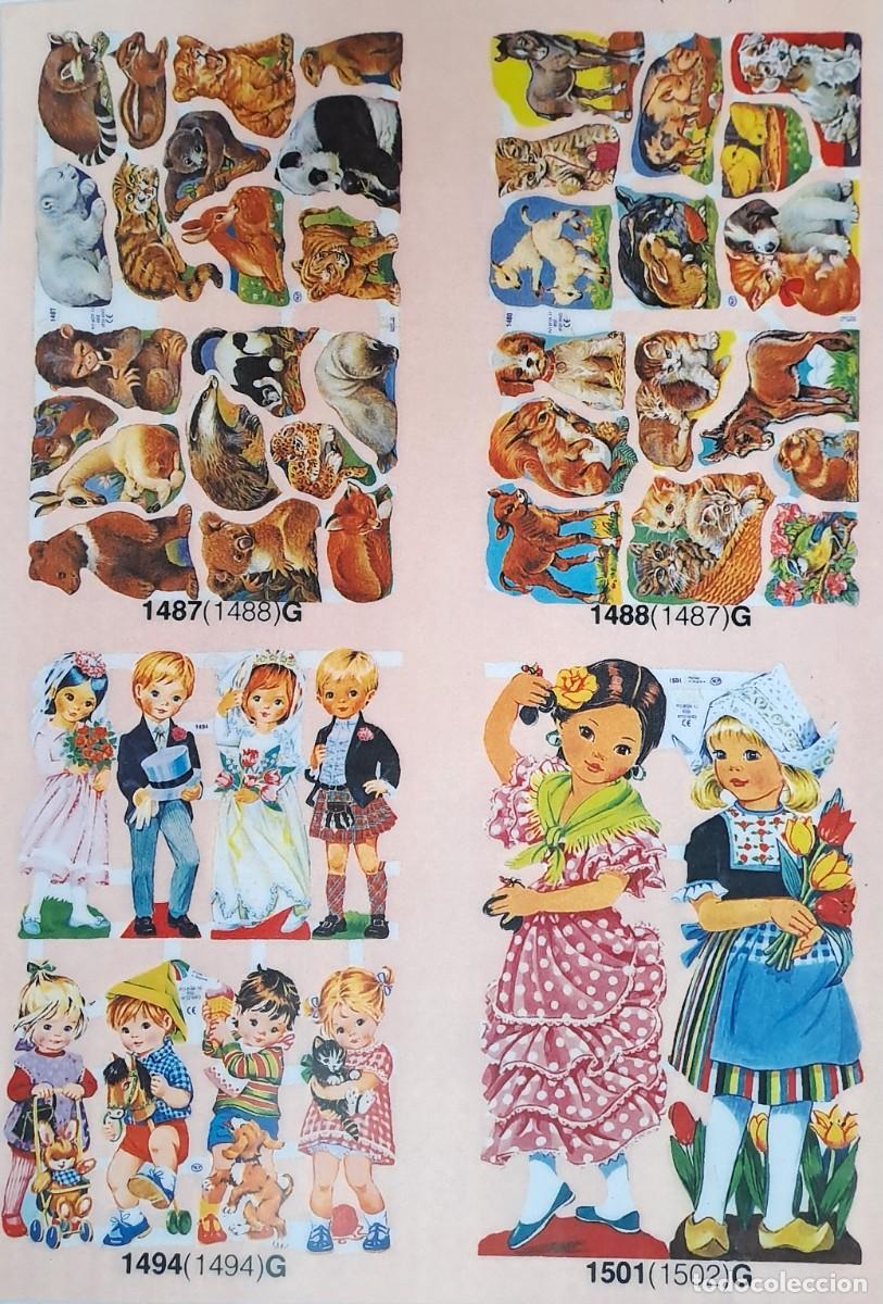 Collecting paper: LAMINA REPRODUCCION DE RECORTABLES O CROMOS ANTIGUOS. (NO SON RECORTABLES) LAMIRECOR-37