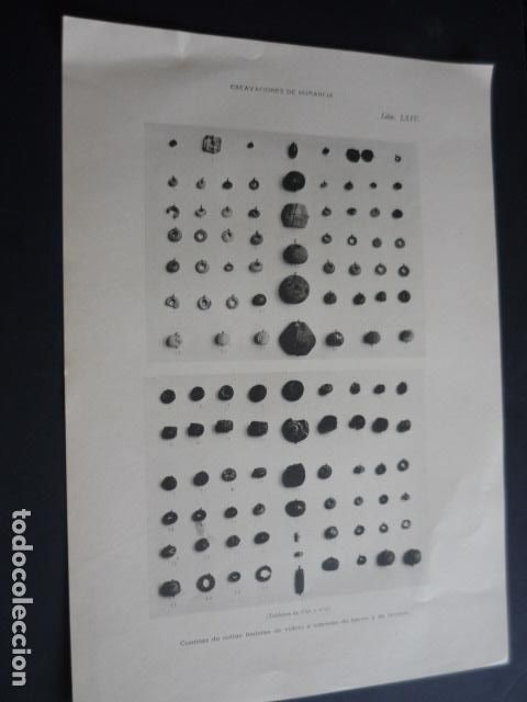 Coleccionismo: NUMANCIA EXCAVACIONES ARQUEOLOGICAS HACIA 1915 OBJETOS HALLADOLID LAMINA 23 X 32,5 CM