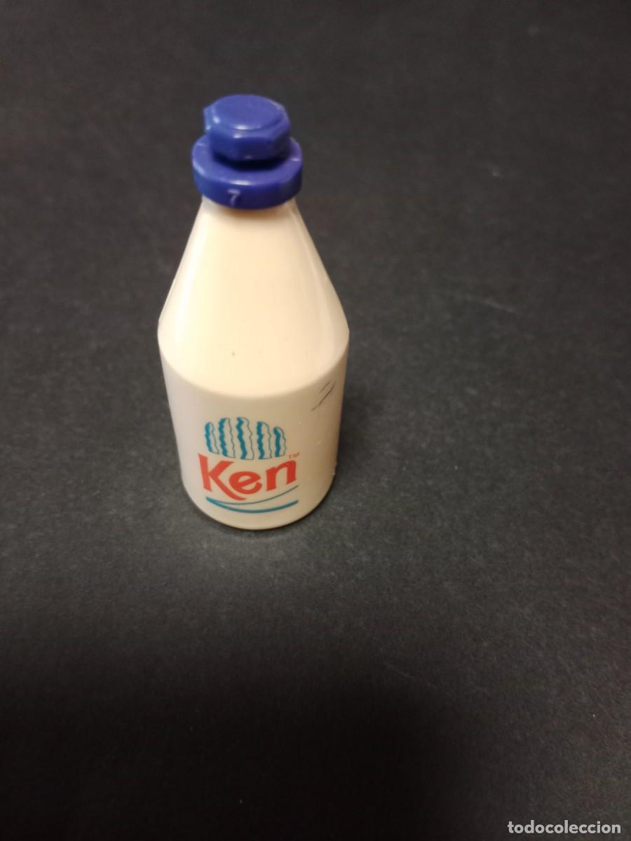 Coleccionismo: PEQUE&Ntilde;A MINI BOTELLA ANTIGUA PUBLICIDAD KEN FOODS - LECHE / NATA