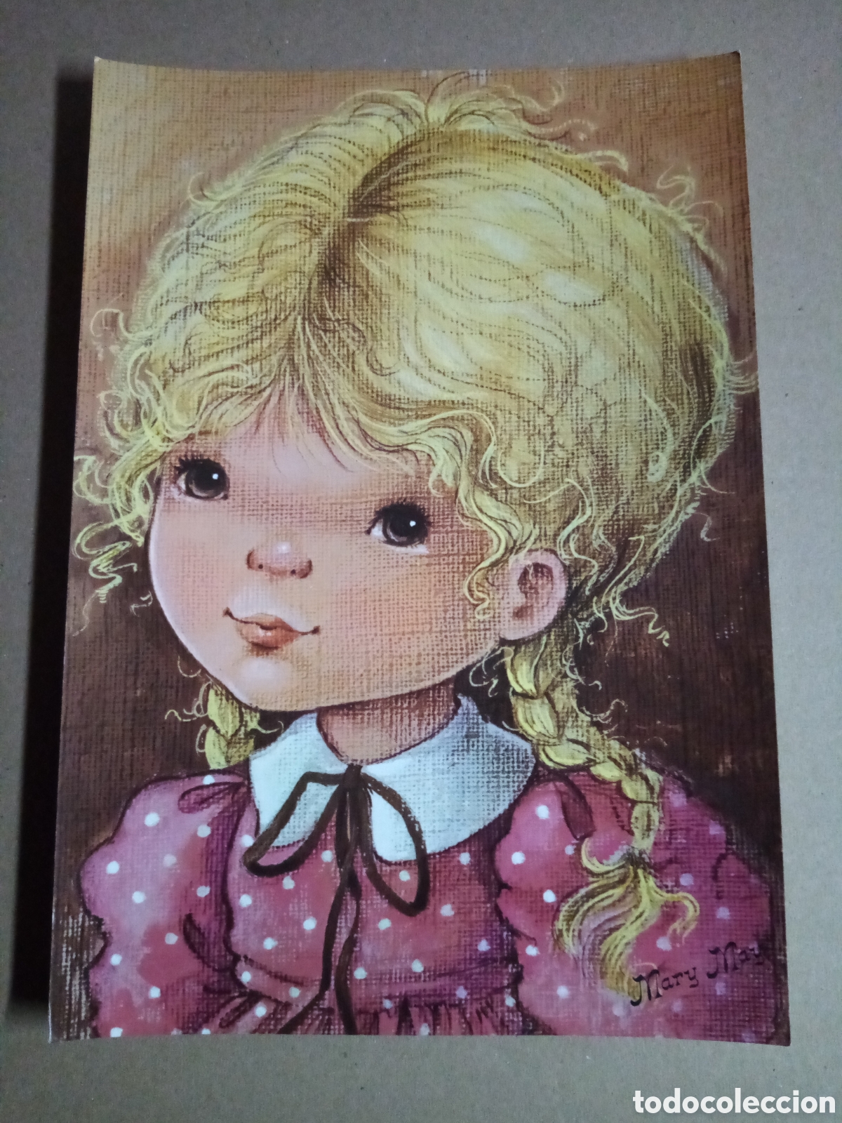 Coleccionismo: L&aacute;mina postal Mary may 30x21 cm