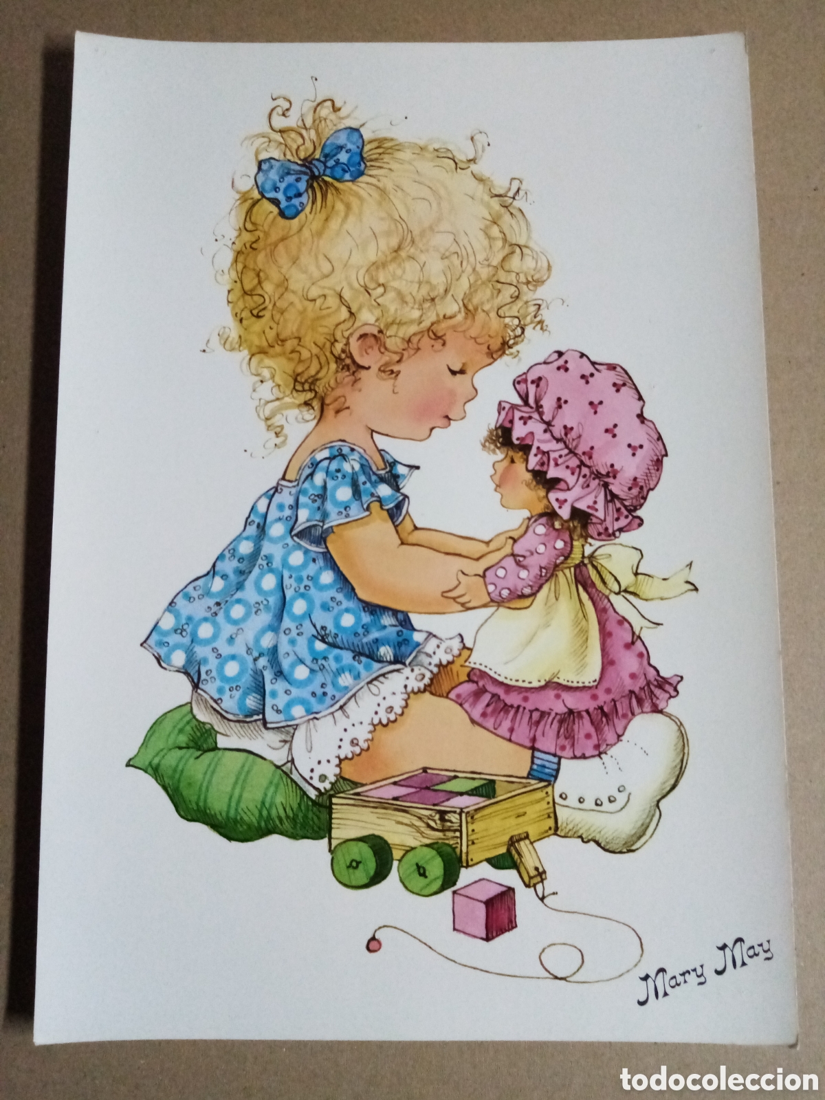 Coleccionismo: L&aacute;mina postal Mary may 30x21 cm